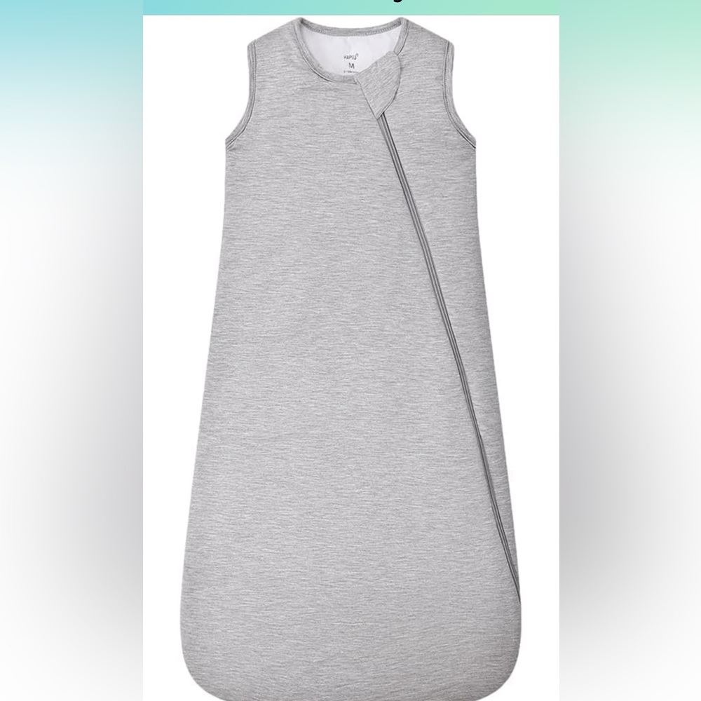 HAPIU Unisex Bamboo Baby Sleep Sack TOG 1.0, 2-Way Zipper